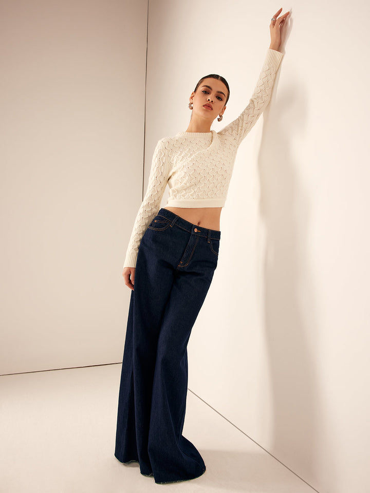 Sweater Court à Nouer au Dos