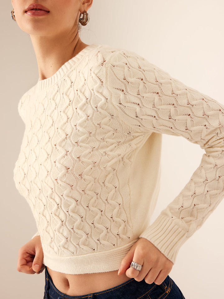 Sweater Court à Nouer au Dos