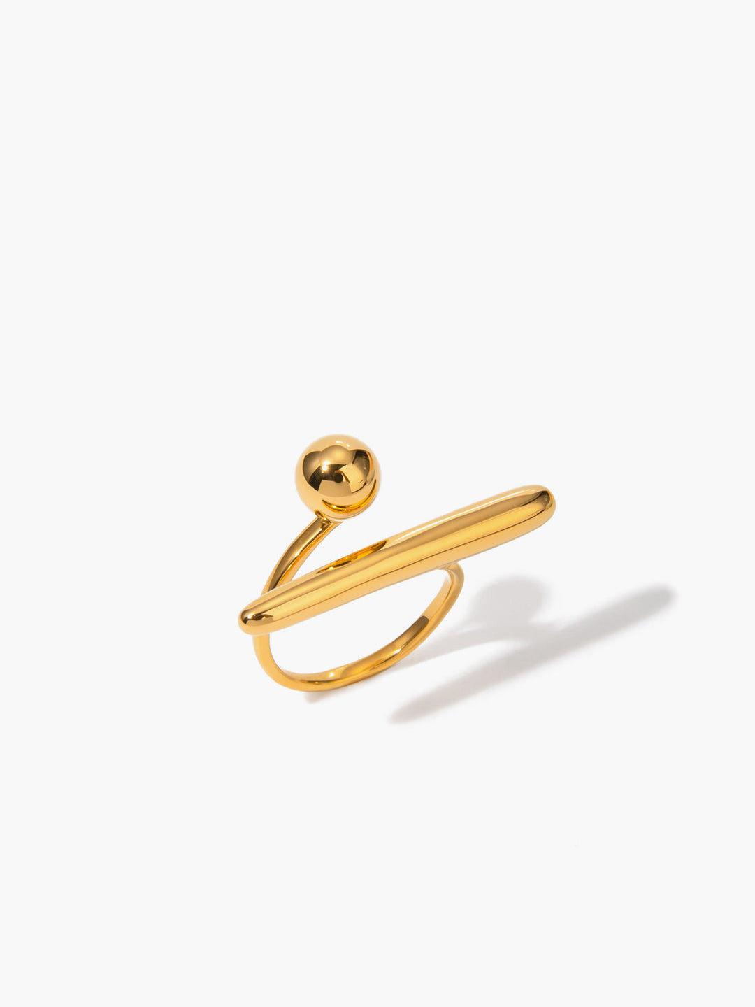 Bague Ouverte Minimaliste Irrégulière
