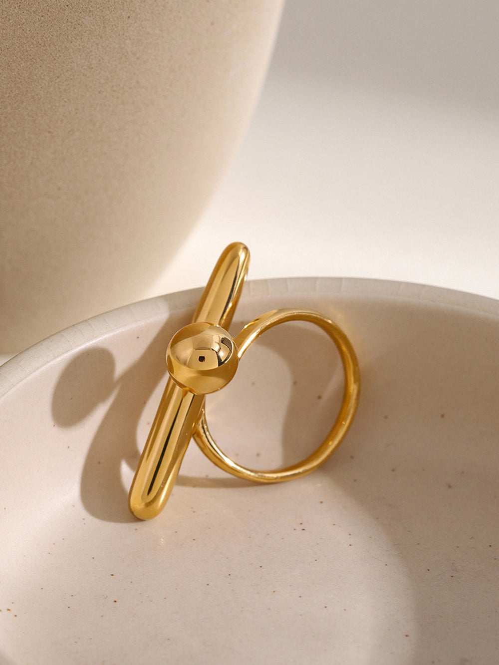 Bague Ouverte Minimaliste Irrégulière