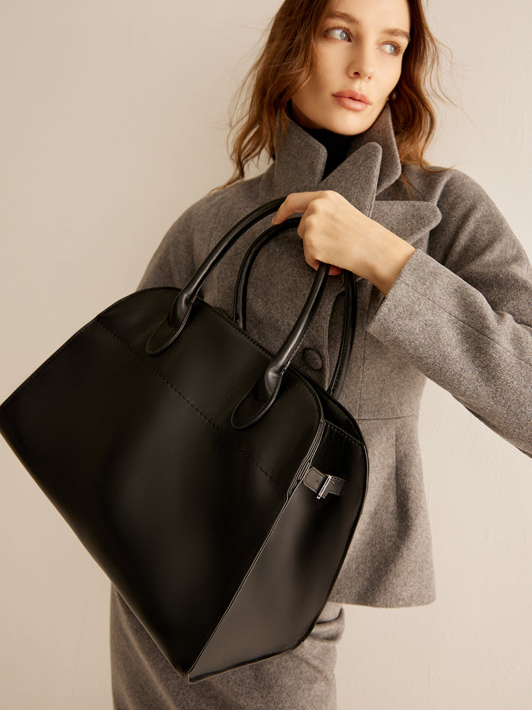 Grand Sac Cabas à Poignée Supérieure