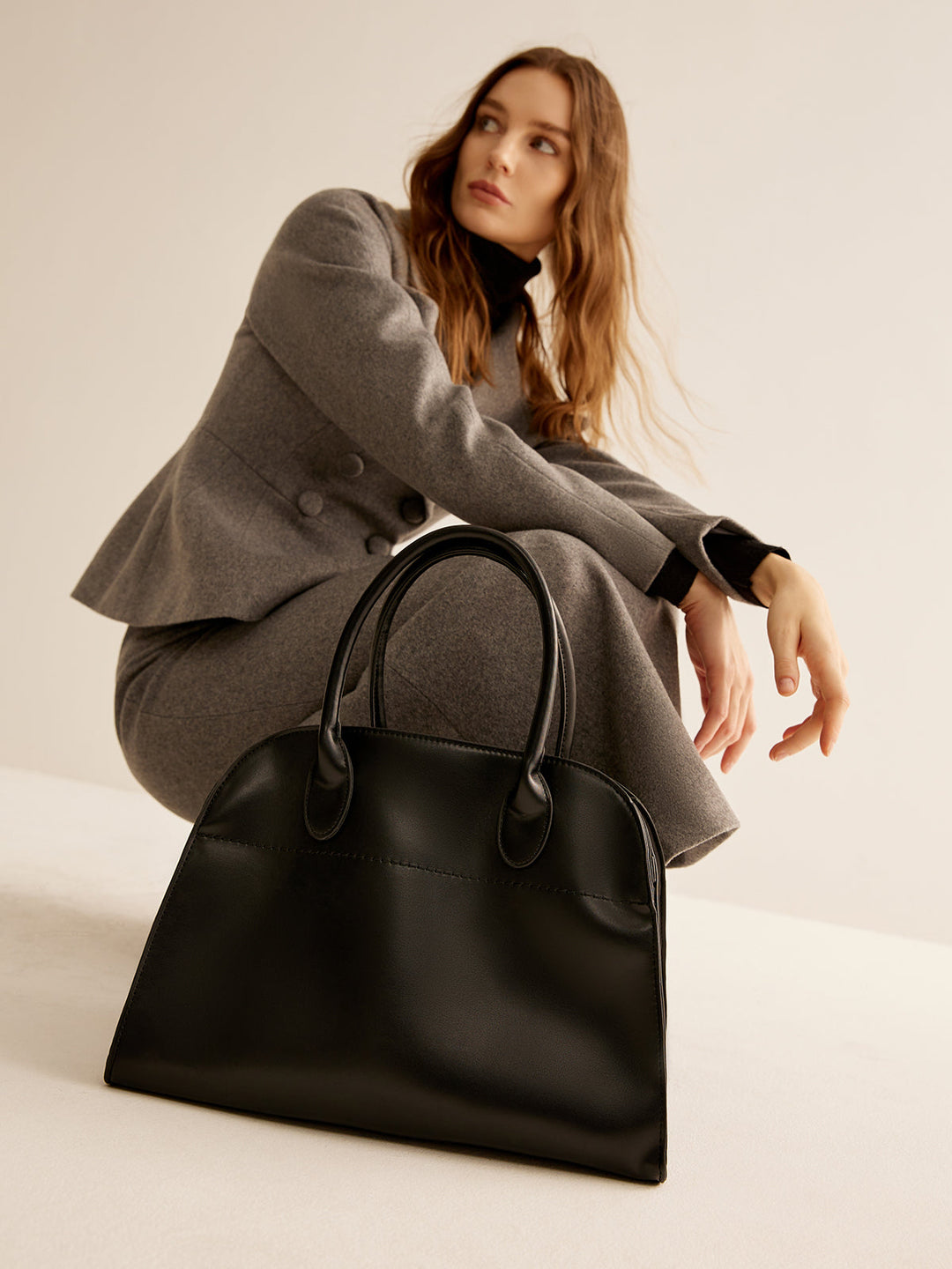 Grand Sac Cabas à Poignée Supérieure