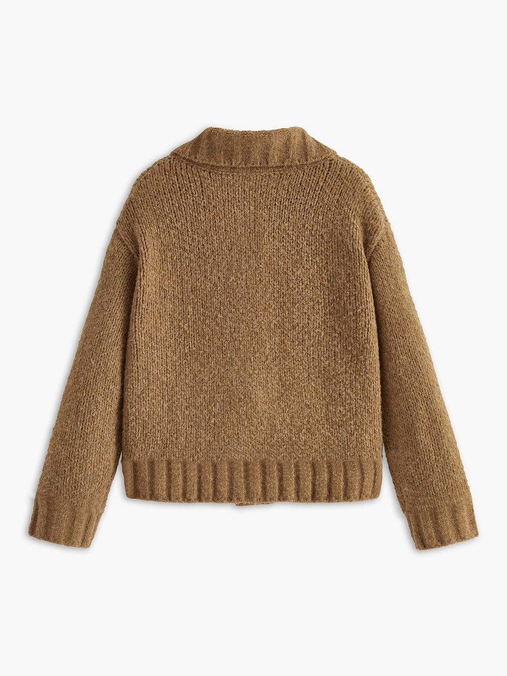 Cardigan à revers à boucle souple