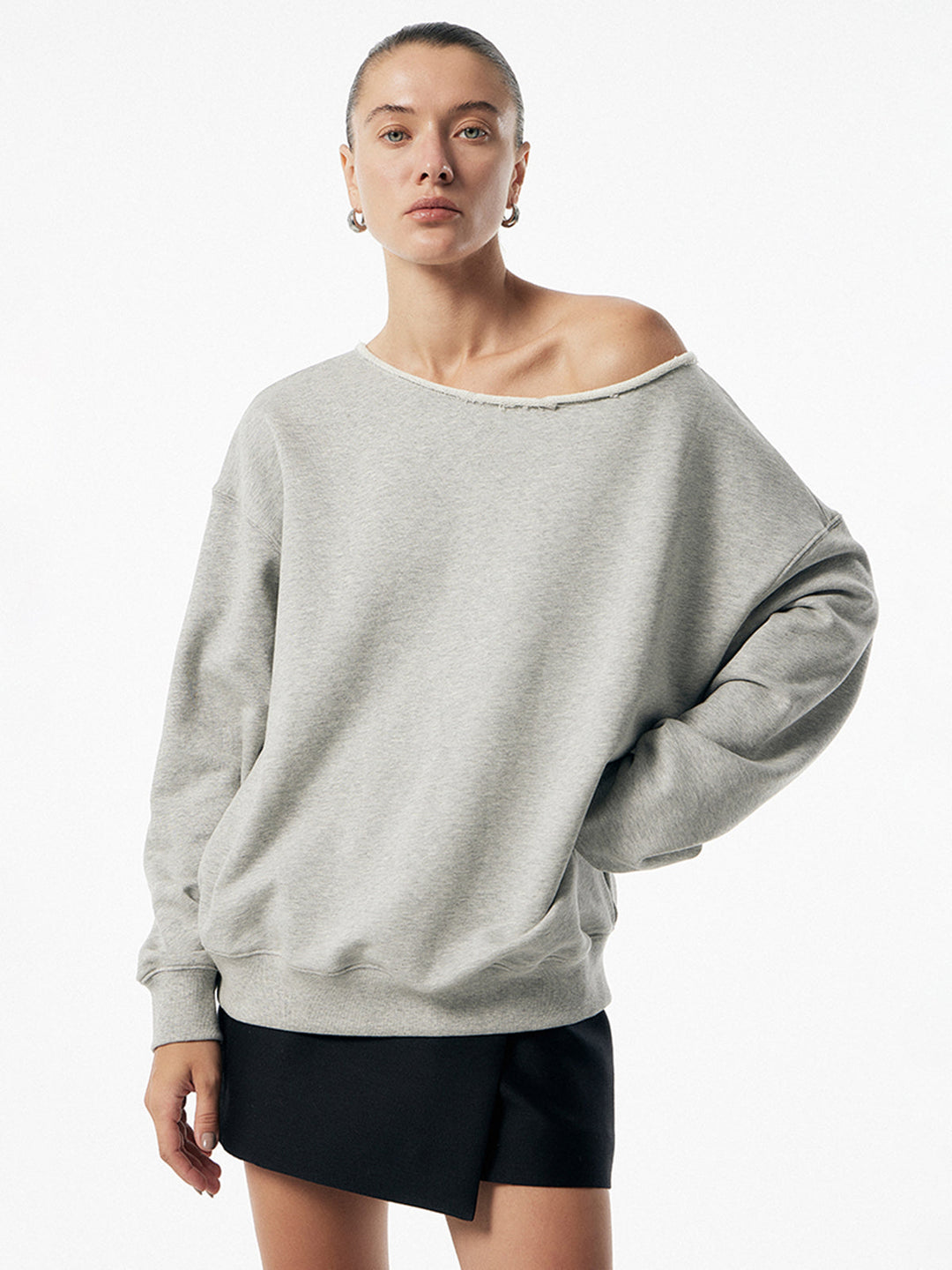 Ensemble jupe à poches asymétriques