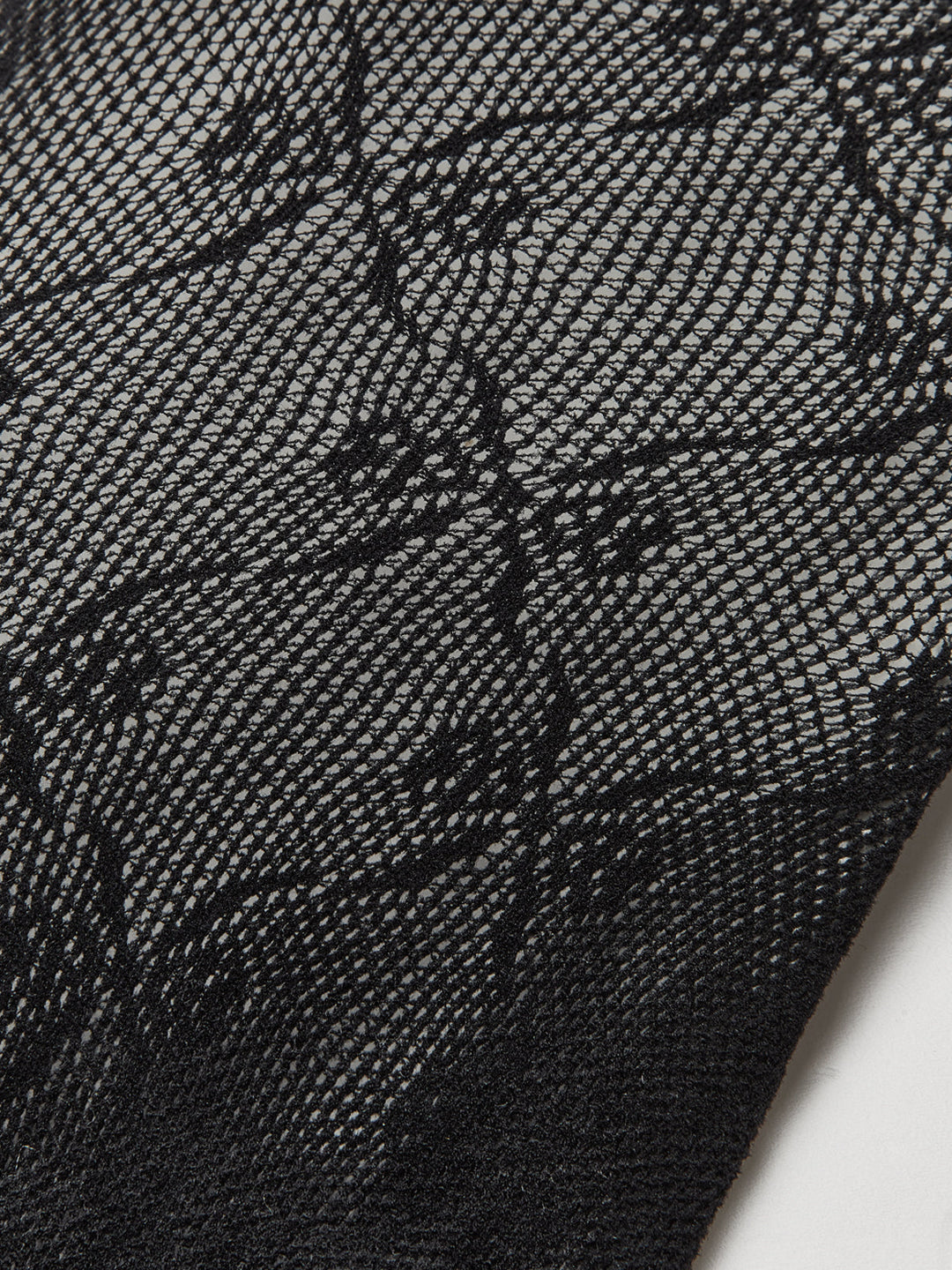 Collants résille en tulle avec motif nœud