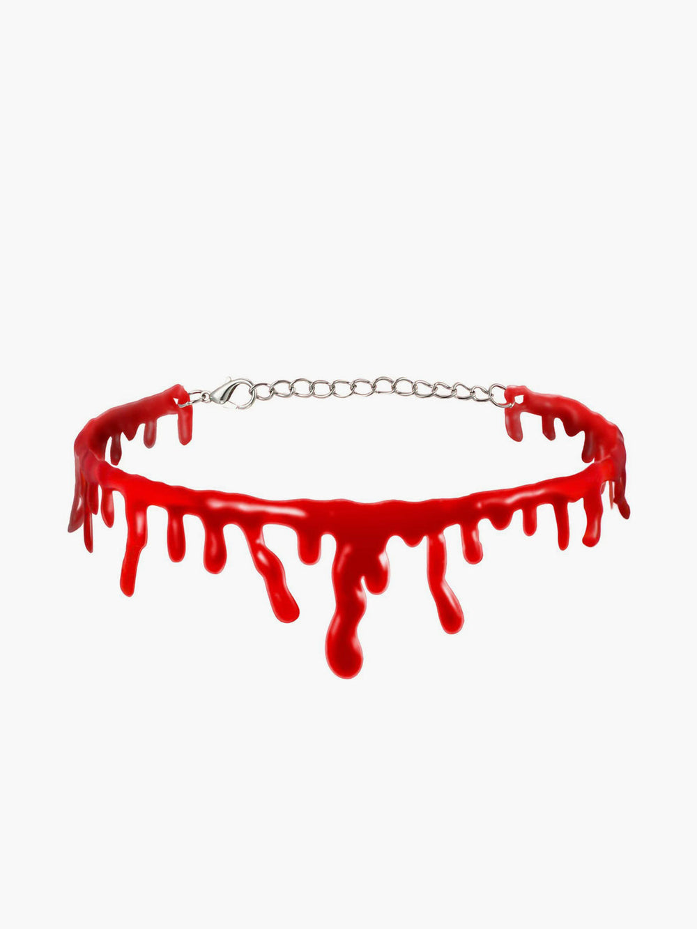 Collier Ras-du-cou imitation sang dégoulinant pour Halloween
