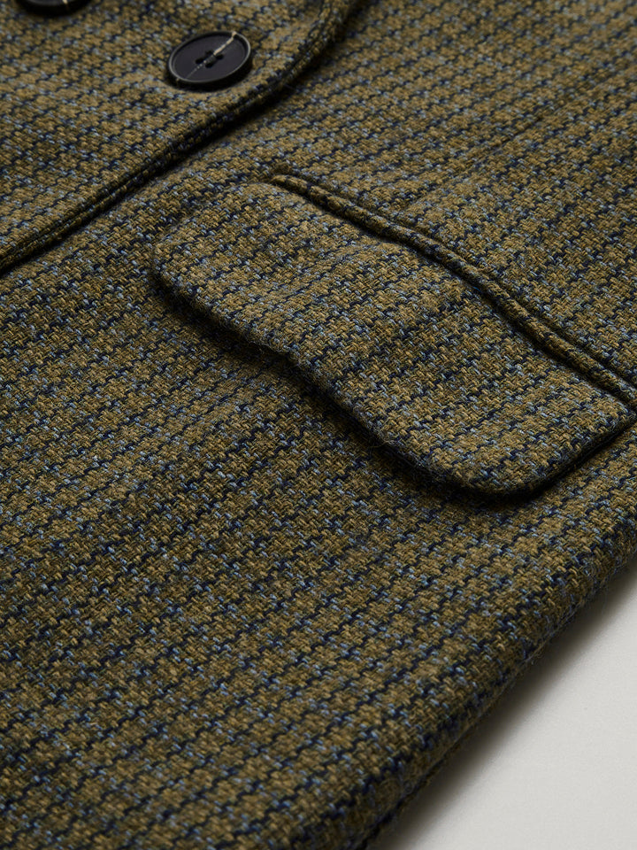 Blazer oversize à carreaux en tweed