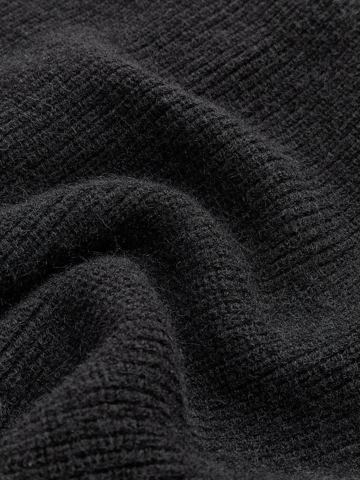 Cardigan à revers à garniture contrastante