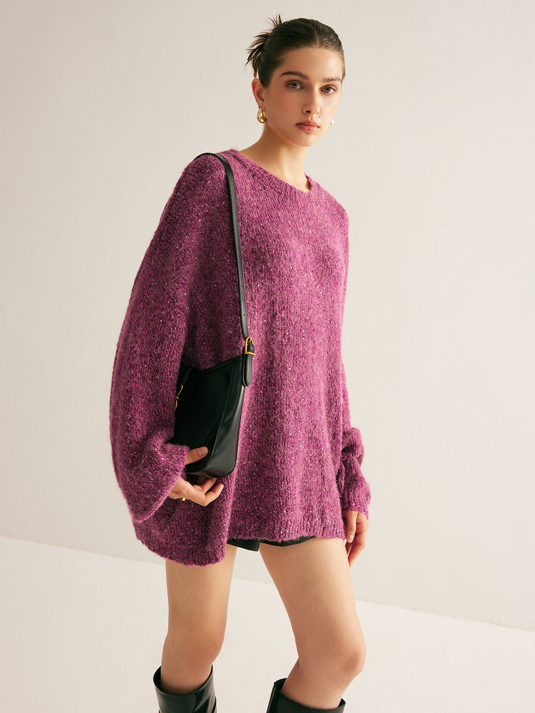 Pull Lâche à Sequins