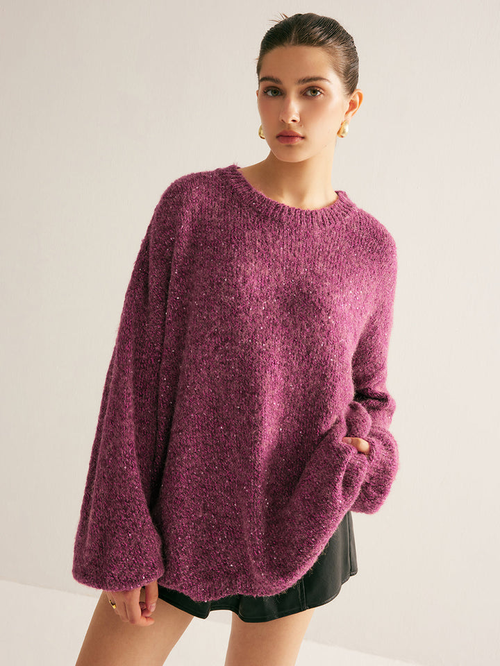 Pull Lâche à Sequins