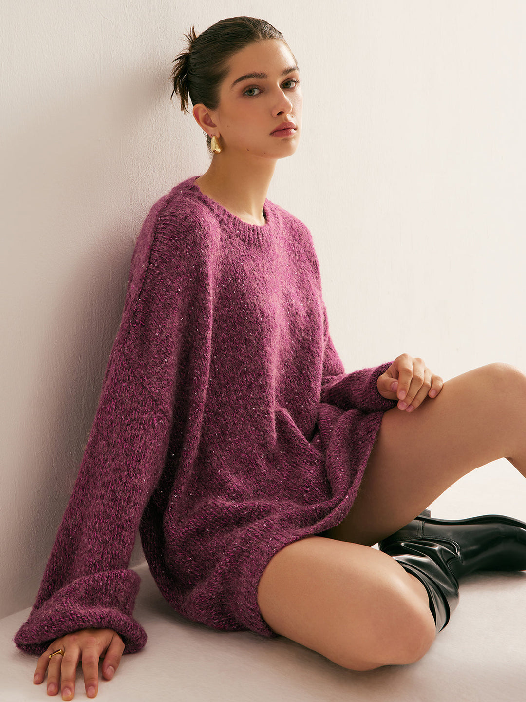 Pull Lâche à Sequins