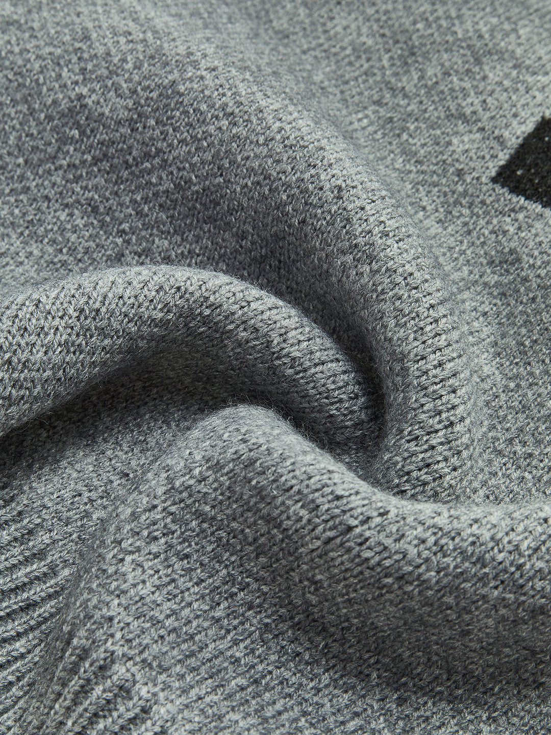 Pull en Maille Ample à Imprimé Lettre