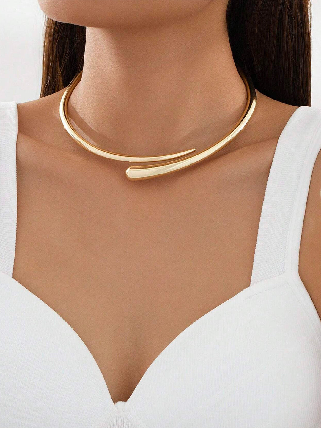 Choker Ouvert Goutte d'Eau