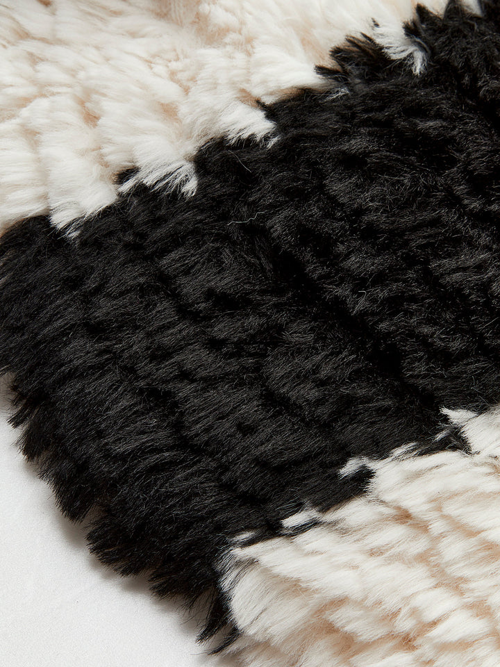 Foulard Peluche Deux Tons