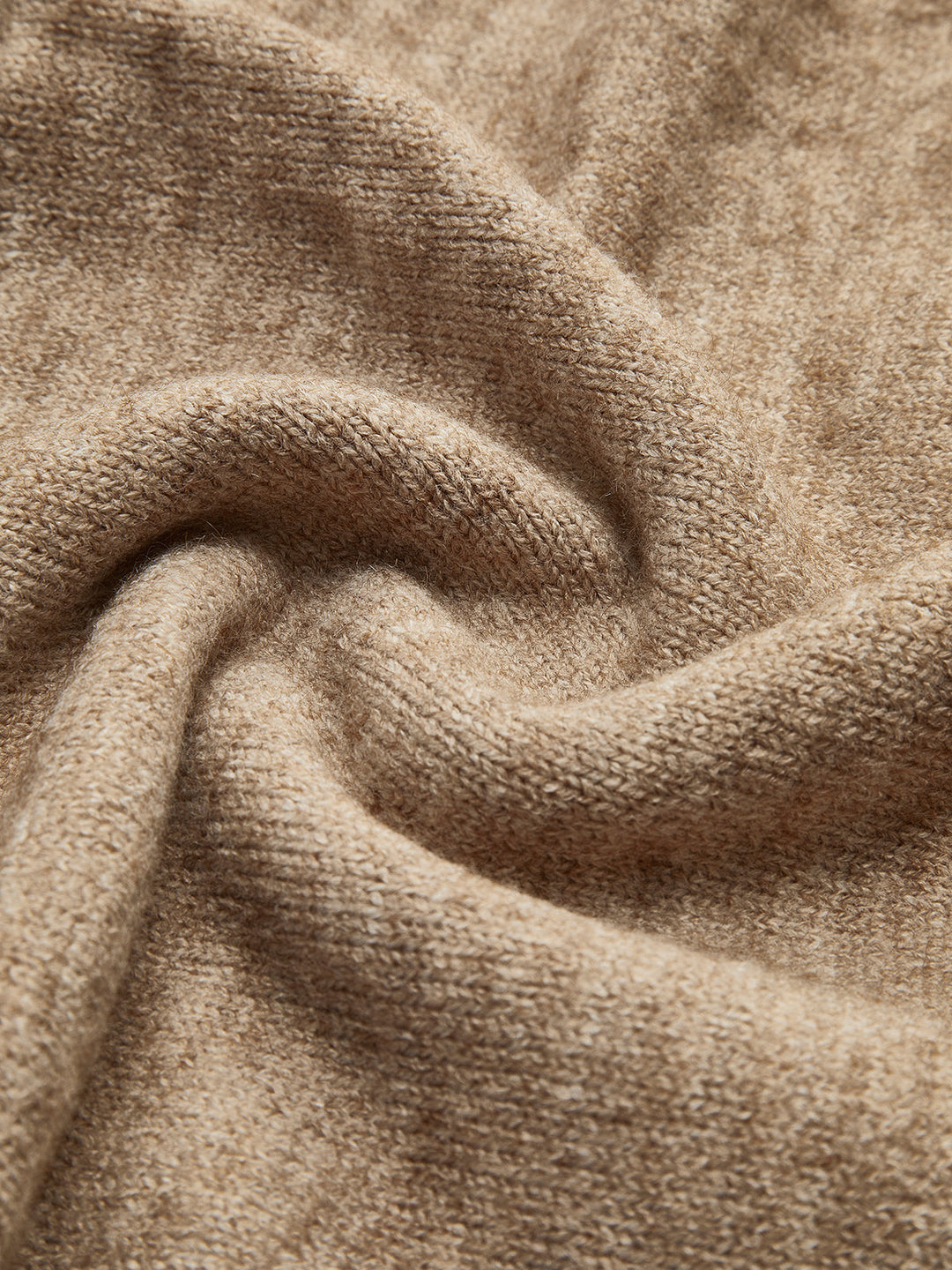 Ensemble Pantalon Tricot à Col Roulé Uni