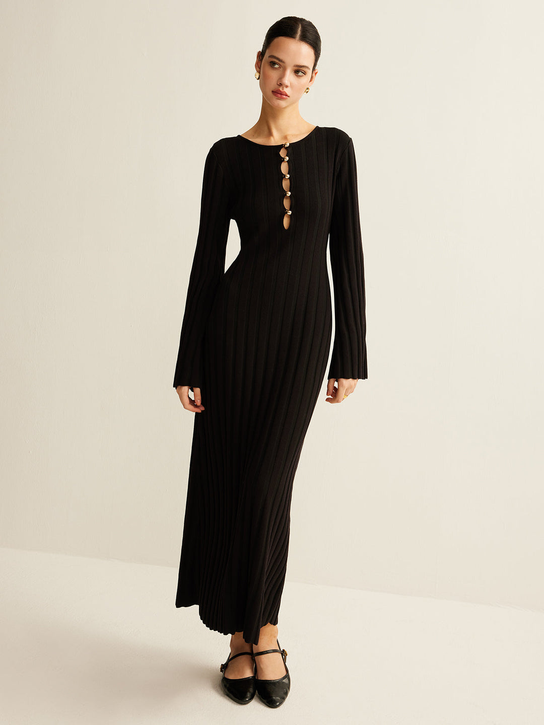 Robe Pull Maille Décontractée