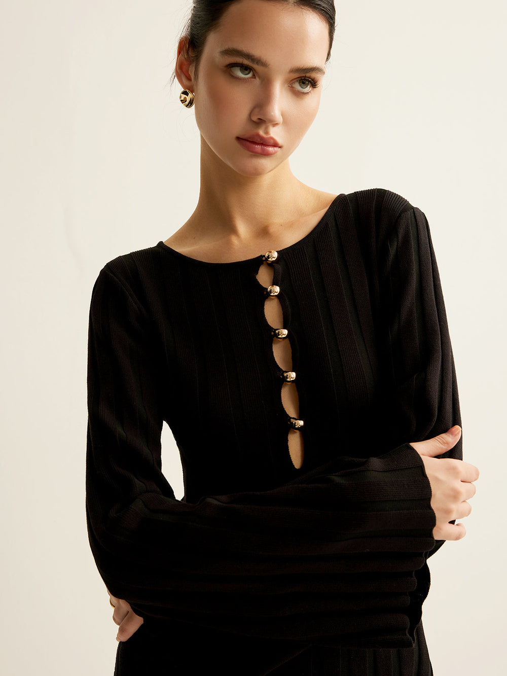 Robe Pull Maille Décontractée