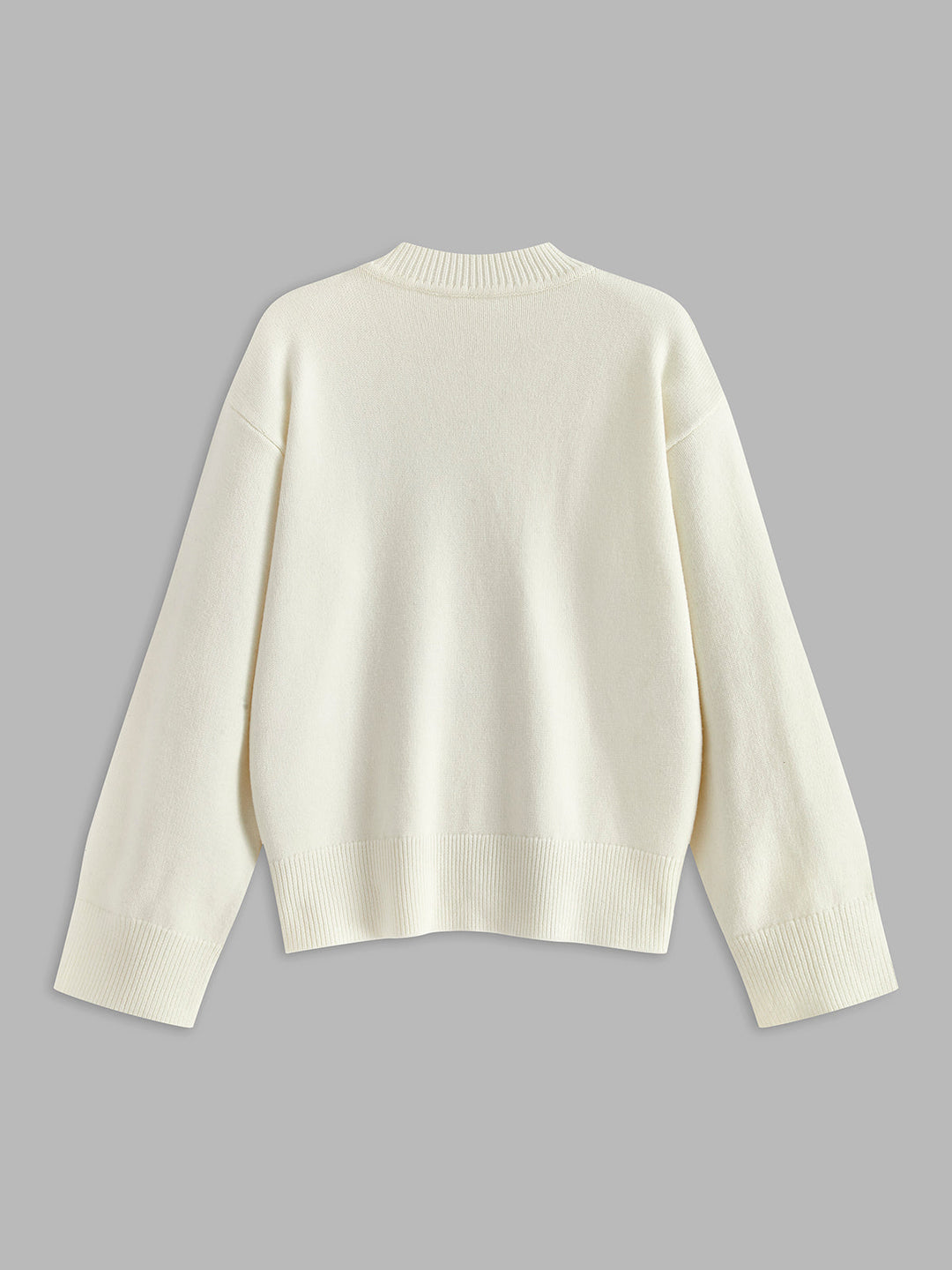 Pull en tricot à fleurs