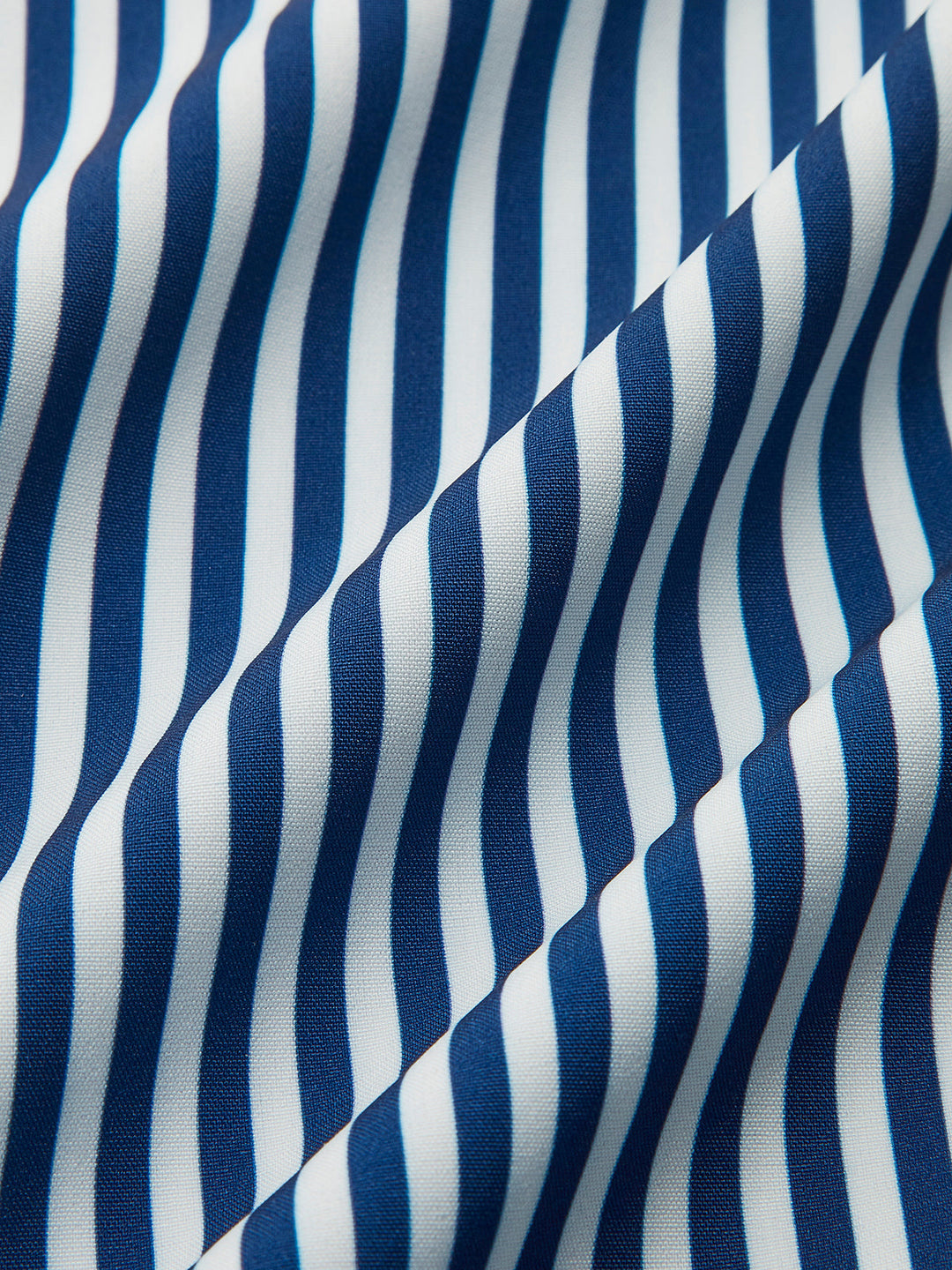 Polo chemise à manches volantées rayées