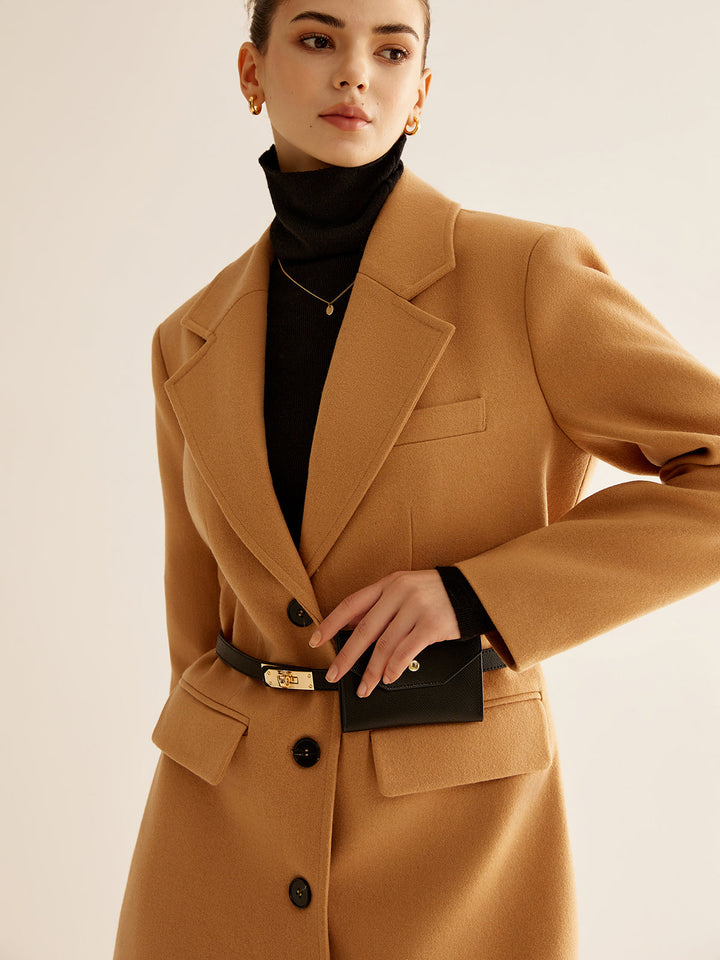 Ensemble Sac Ceinture Fait à la Main en Cuir