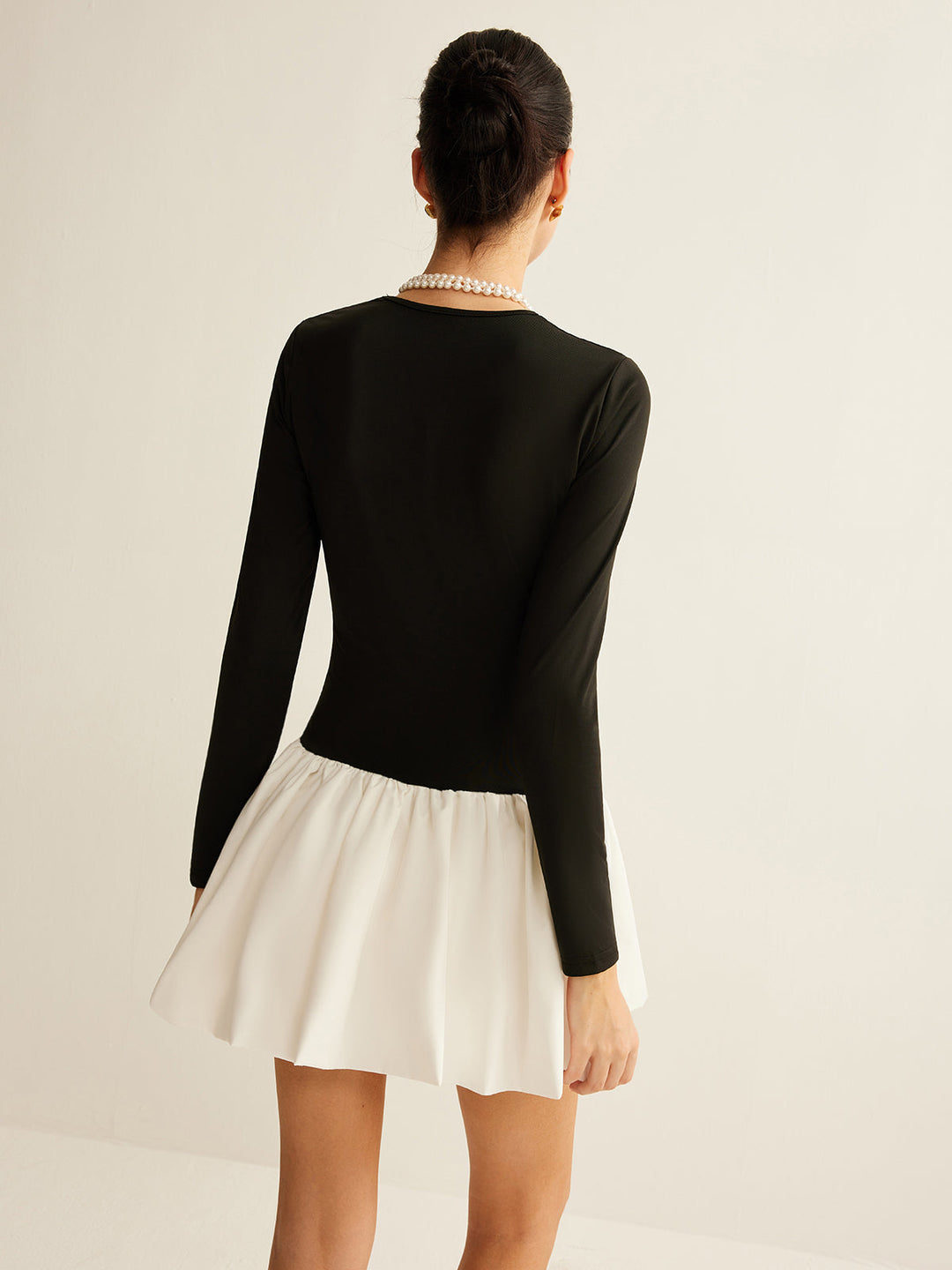 Robe ajustée bicolore