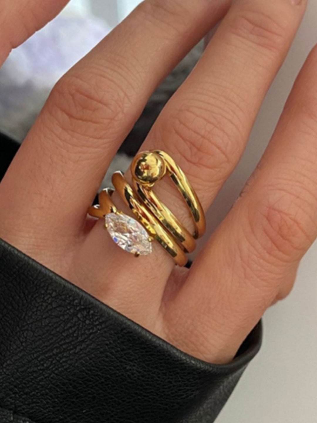 Bague Tourbillon Élégante