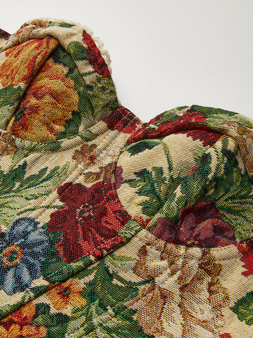 Corset à cordon floral