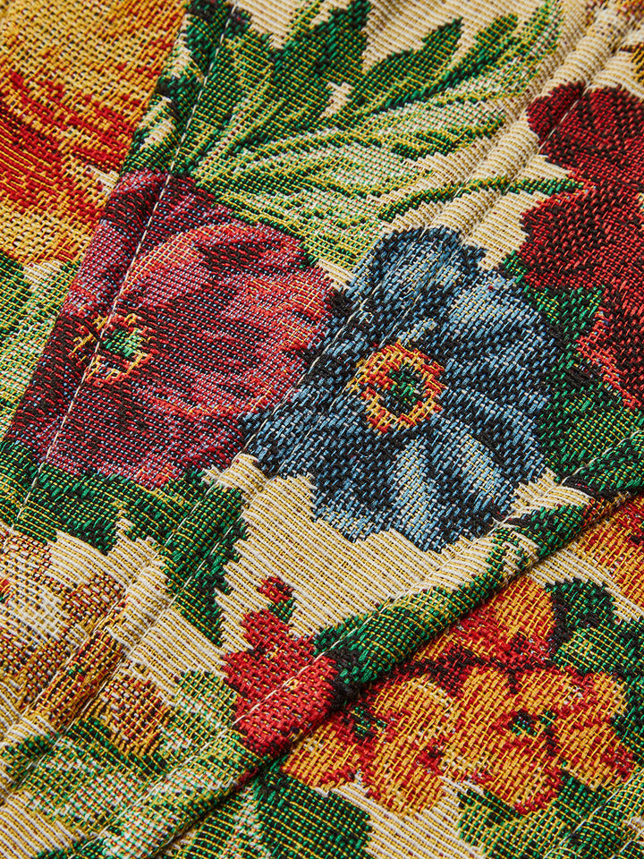 Corset à cordon floral
