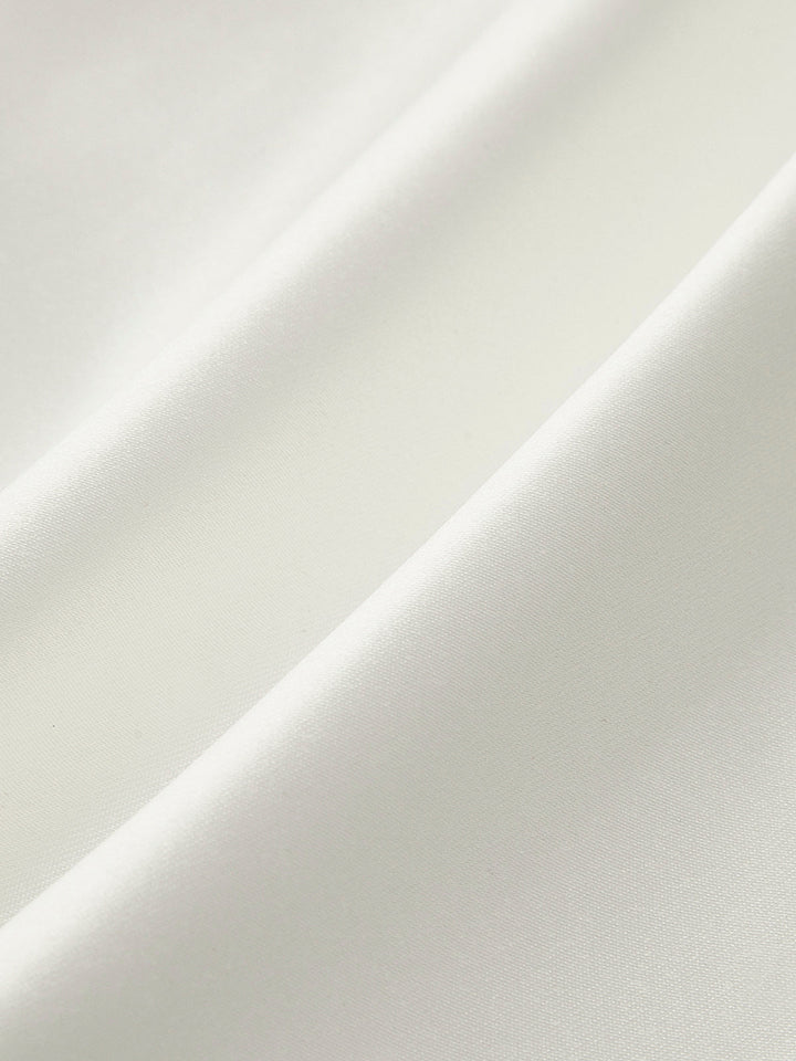 Robe Patineuse à Fermeture Éclair et Plissée