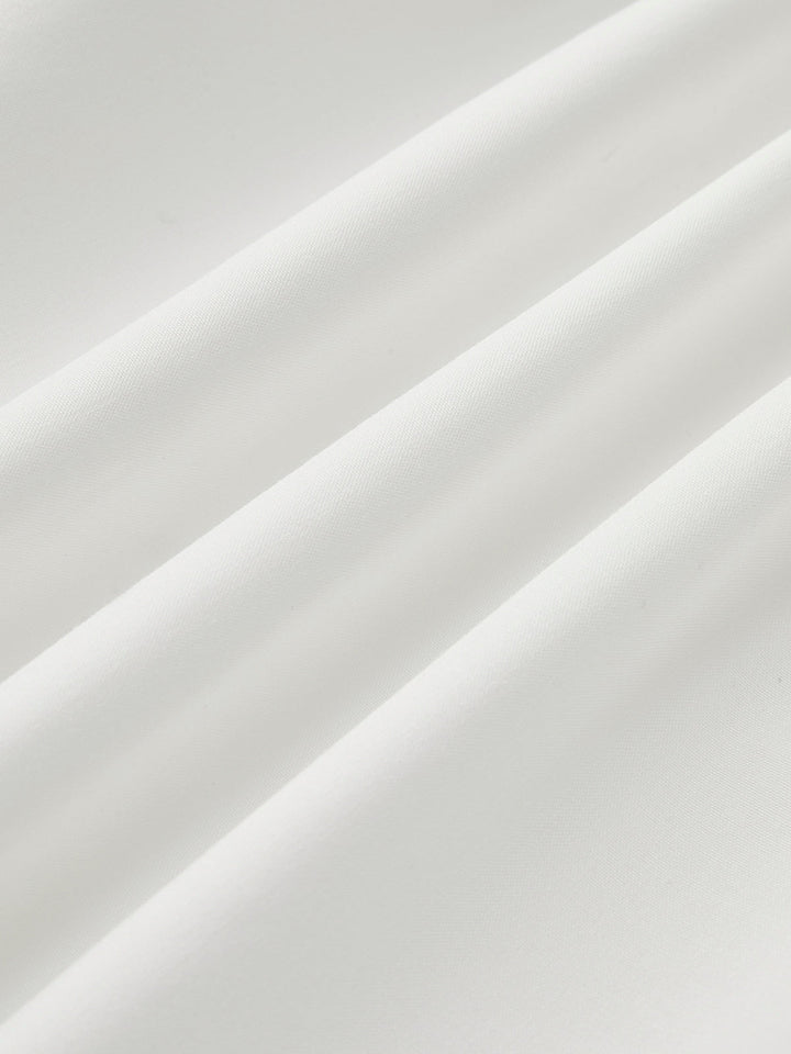 Robe Courte Deux Tons Sans Épaules à Bulles