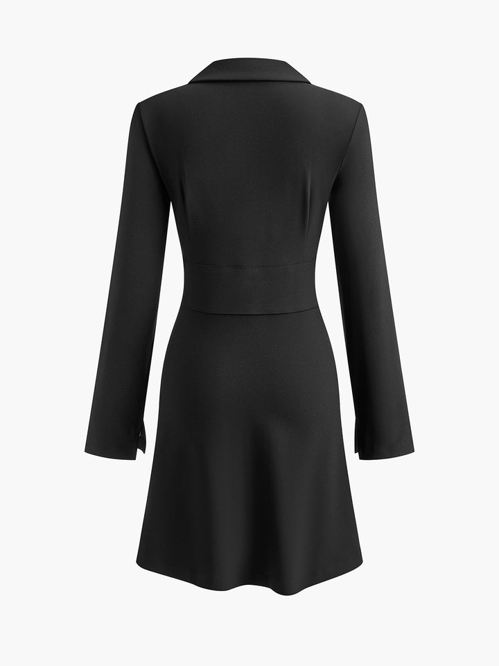 Robe Courte Blazer Manches Longues de Premier Choix