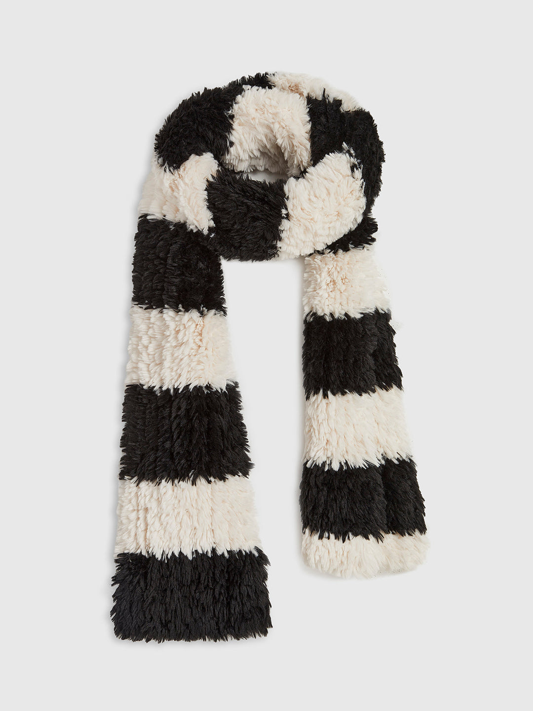 Foulard Peluche Deux Tons