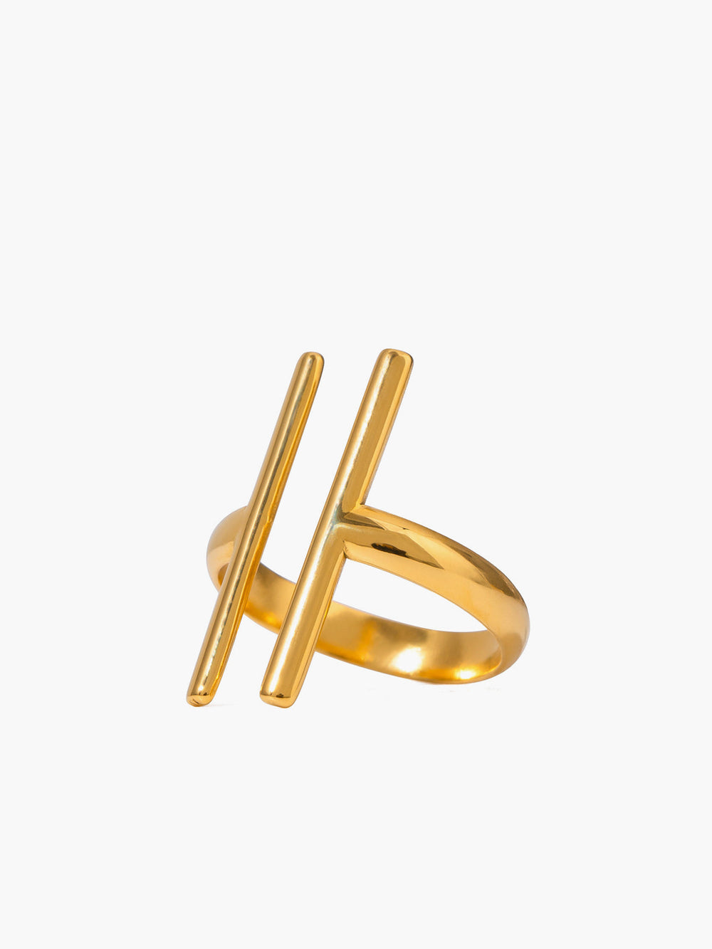 Bague Ouverte Géométrique