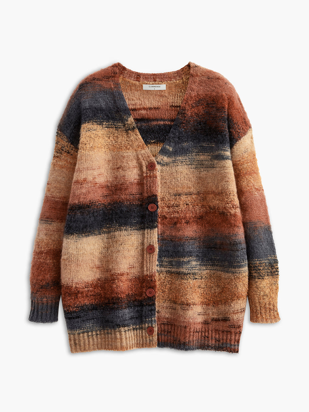 Cardigan Oversize Dégradé Col V