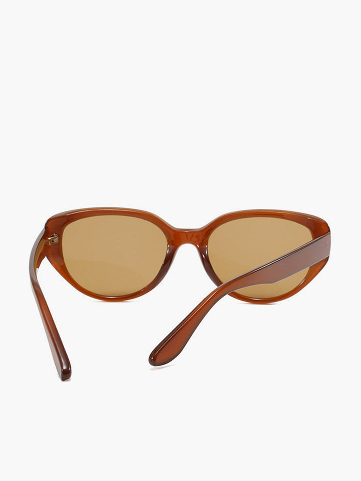 Lunettes de soleil rétro œil de chat