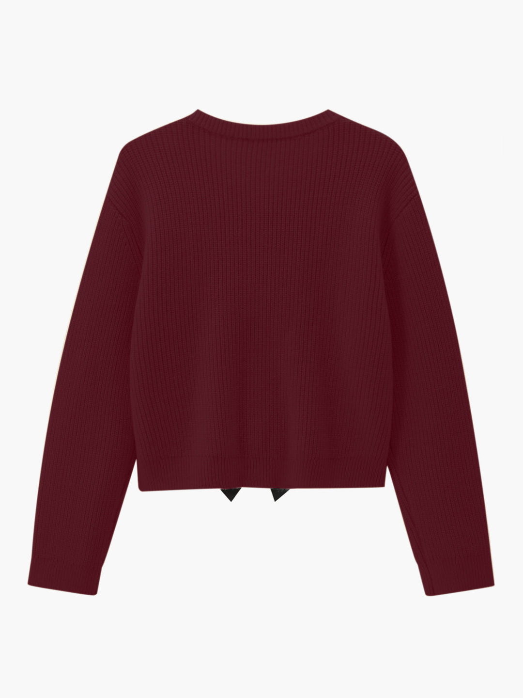 Pull Chaud Côtelé à Nœud