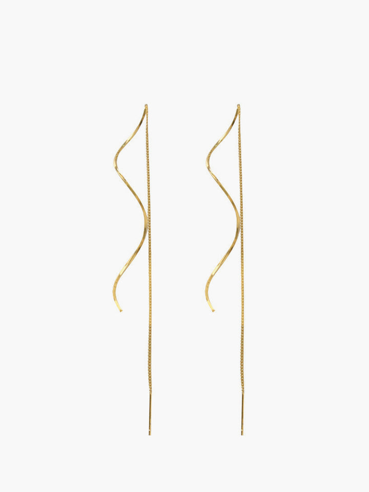 Boucles d'oreilles à glands en spirale