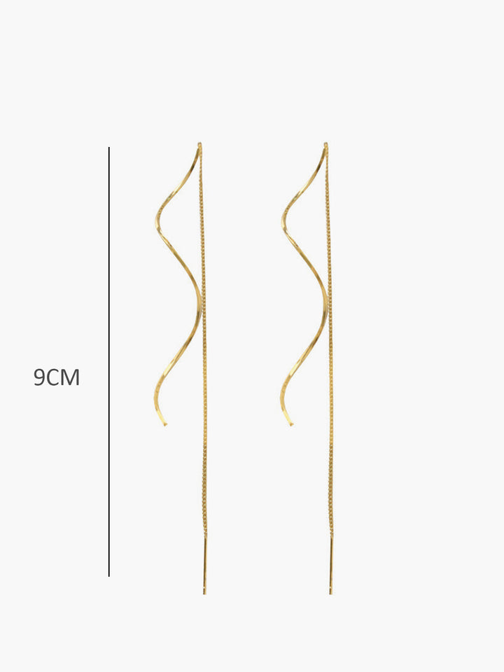 Boucles d'oreilles à glands en spirale