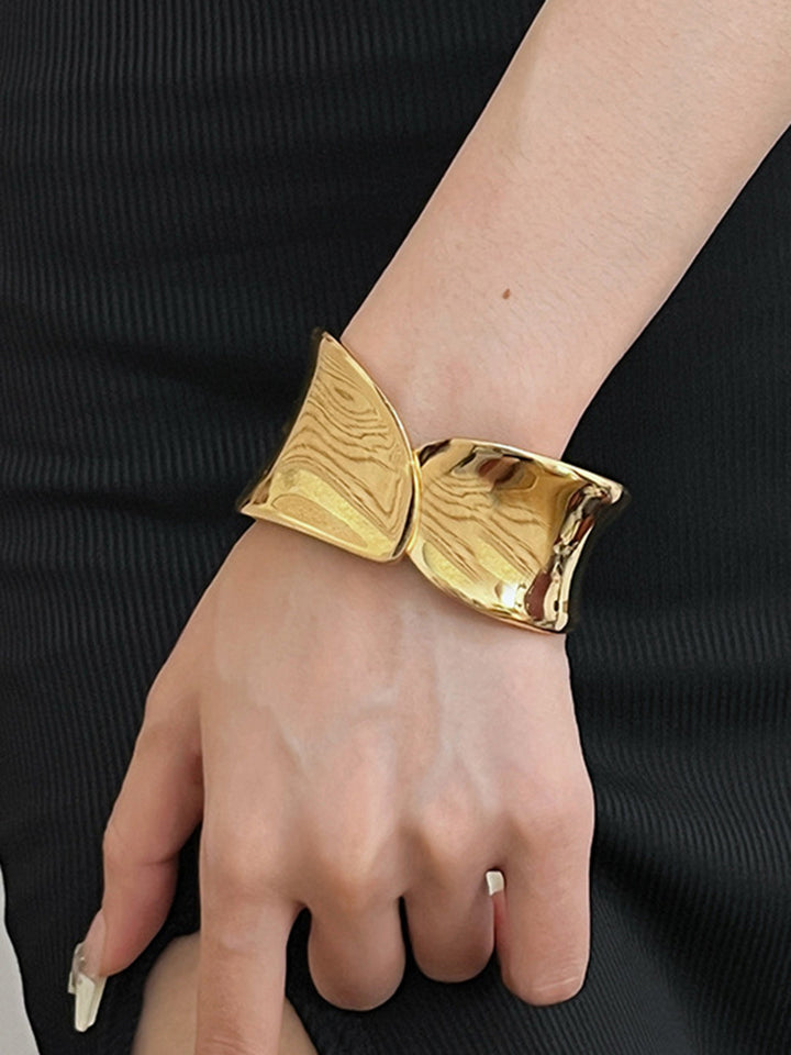 Bracelet Tunnel Doré