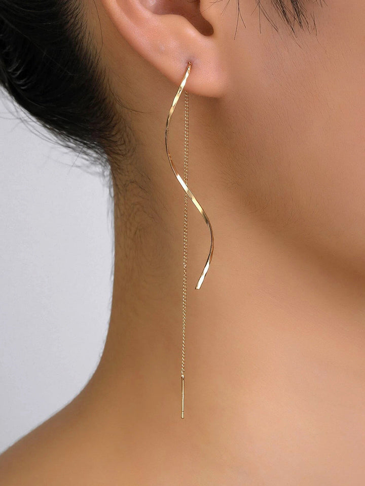Boucles d'oreilles à glands en spirale