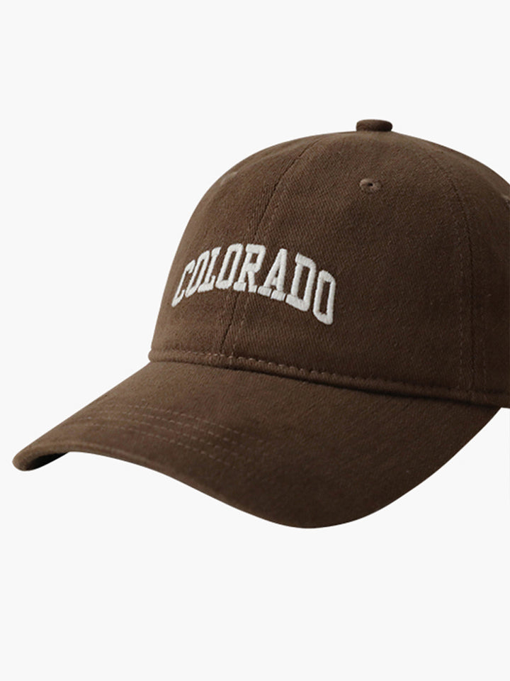 Casquette Broderie Lettre Vintage