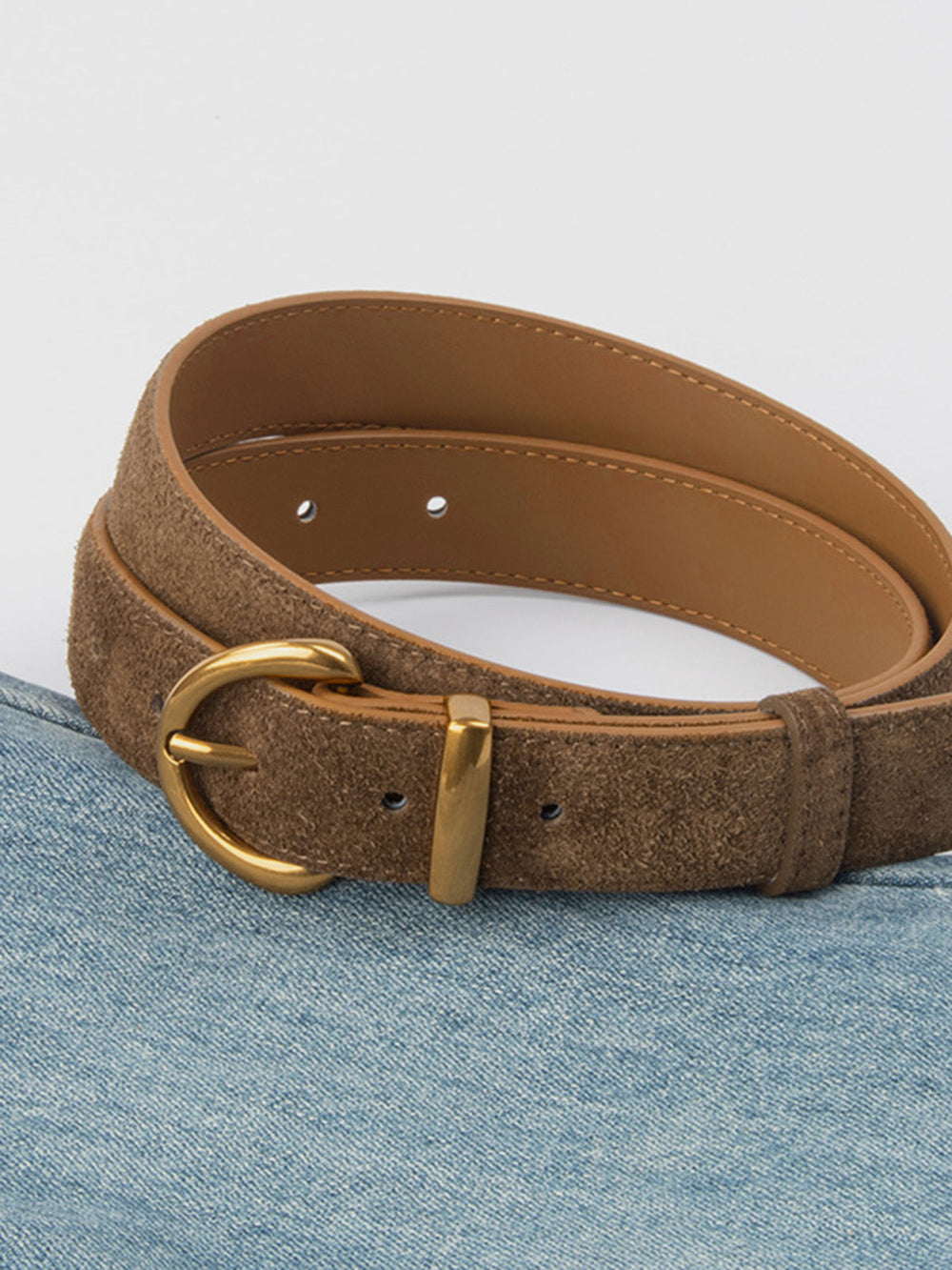 Ceinture en cuir à boucle souple