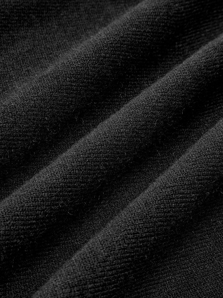 Robe Courte Pull Plissé Uni