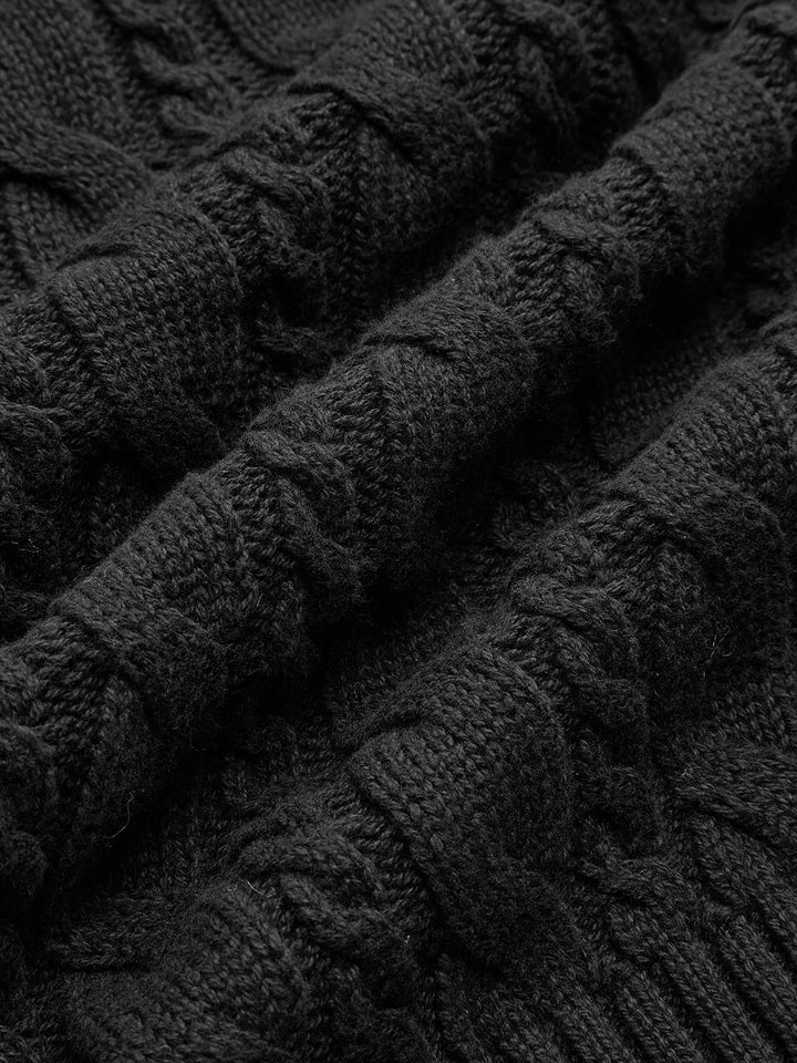 Haut en tricot à col clé en coton