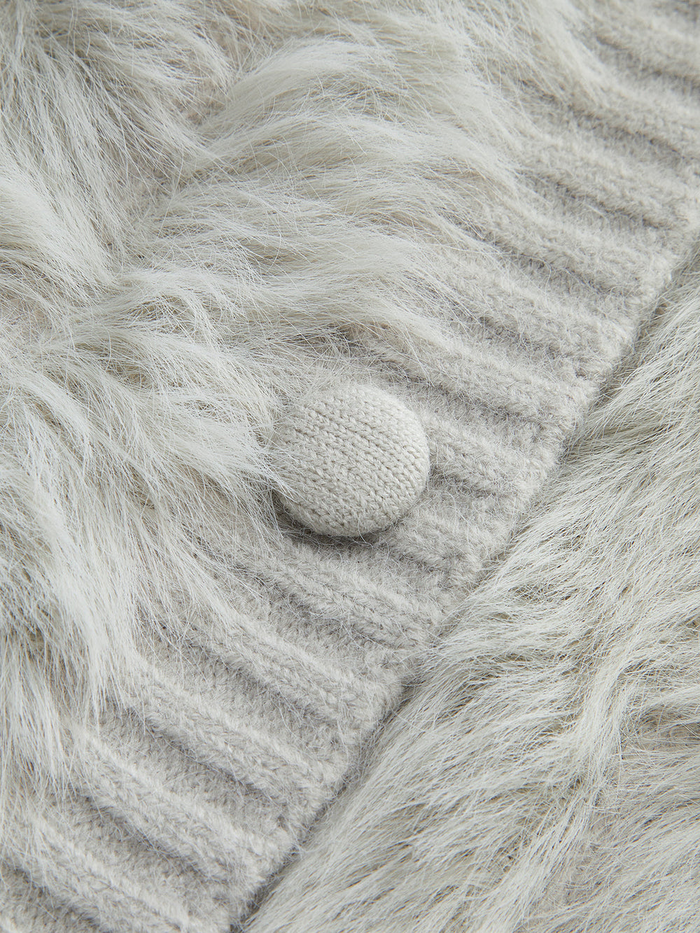 Cardigan Doux et Extensible à Col Roulé