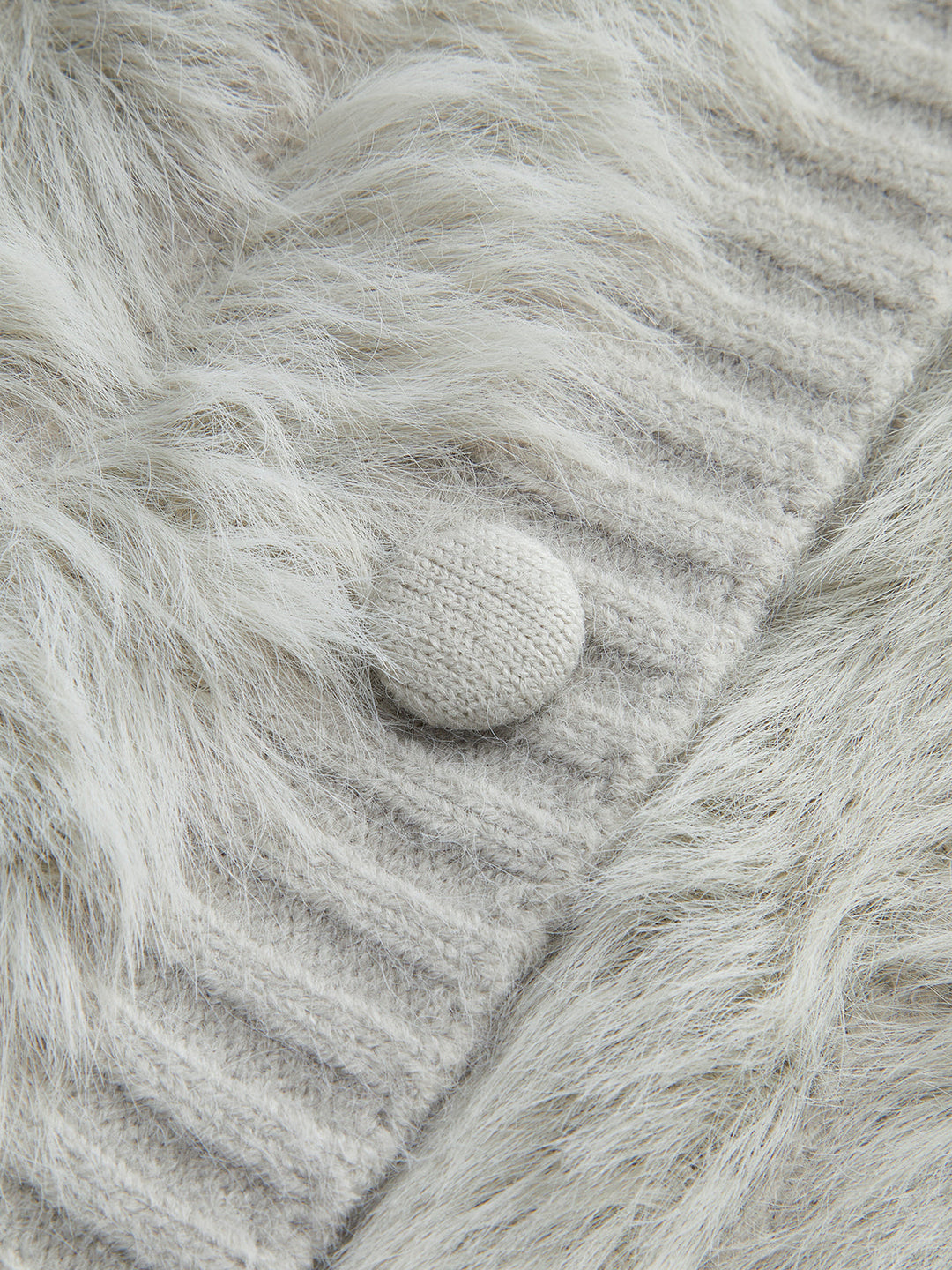 Cardigan Doux et Extensible à Col Roulé