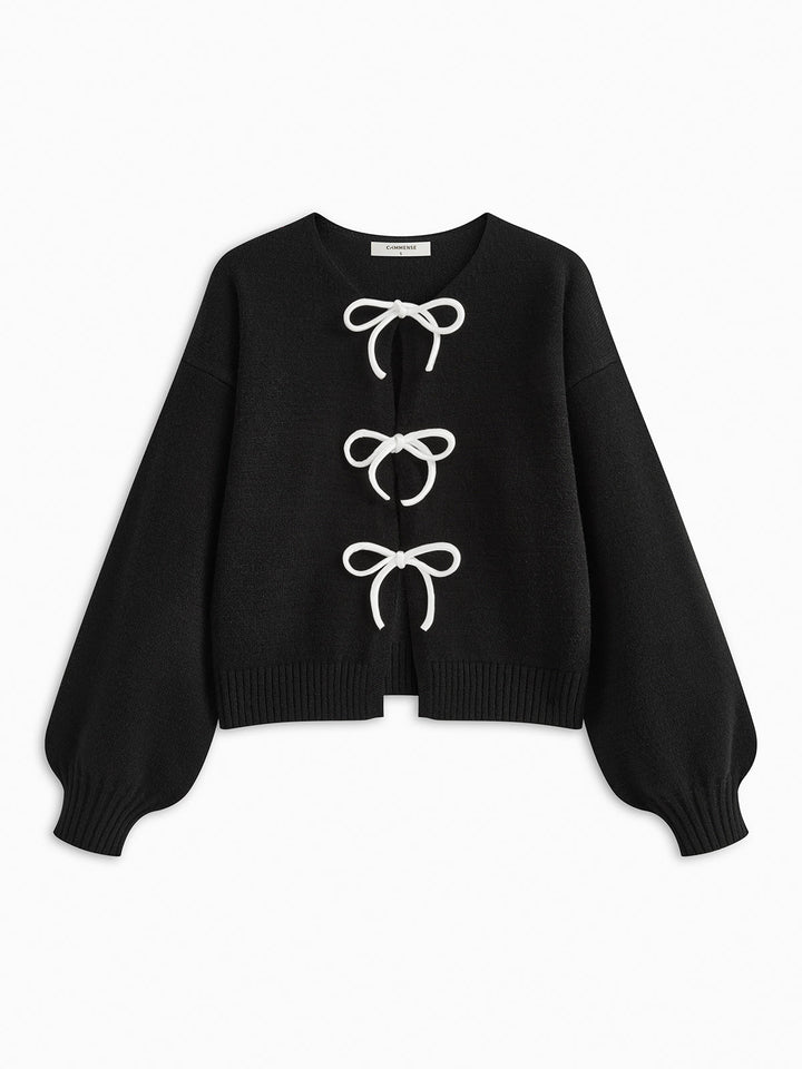 Pull avec nœud sur le devant