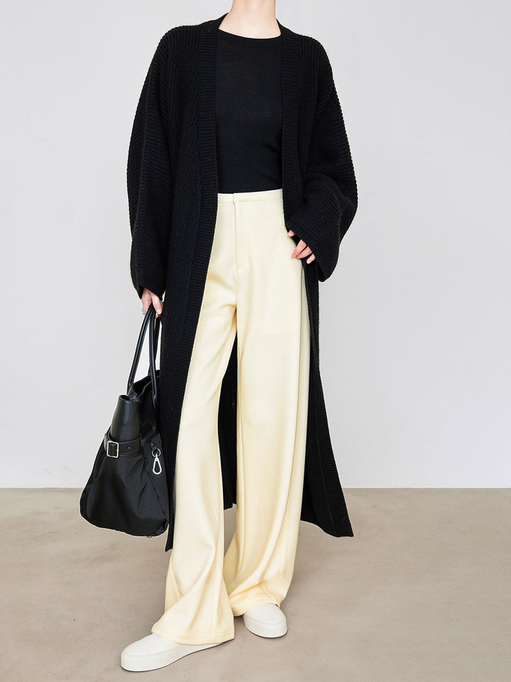 Pantalons Drapés Minimalistes à Poches