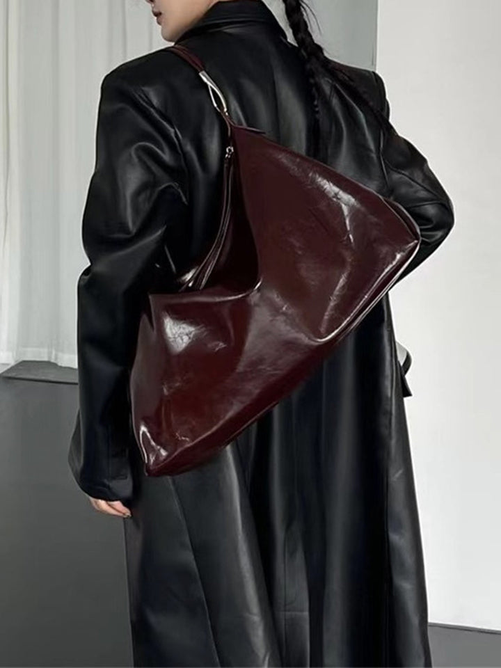 Sac Hobo Souple à Fermeture Éclair