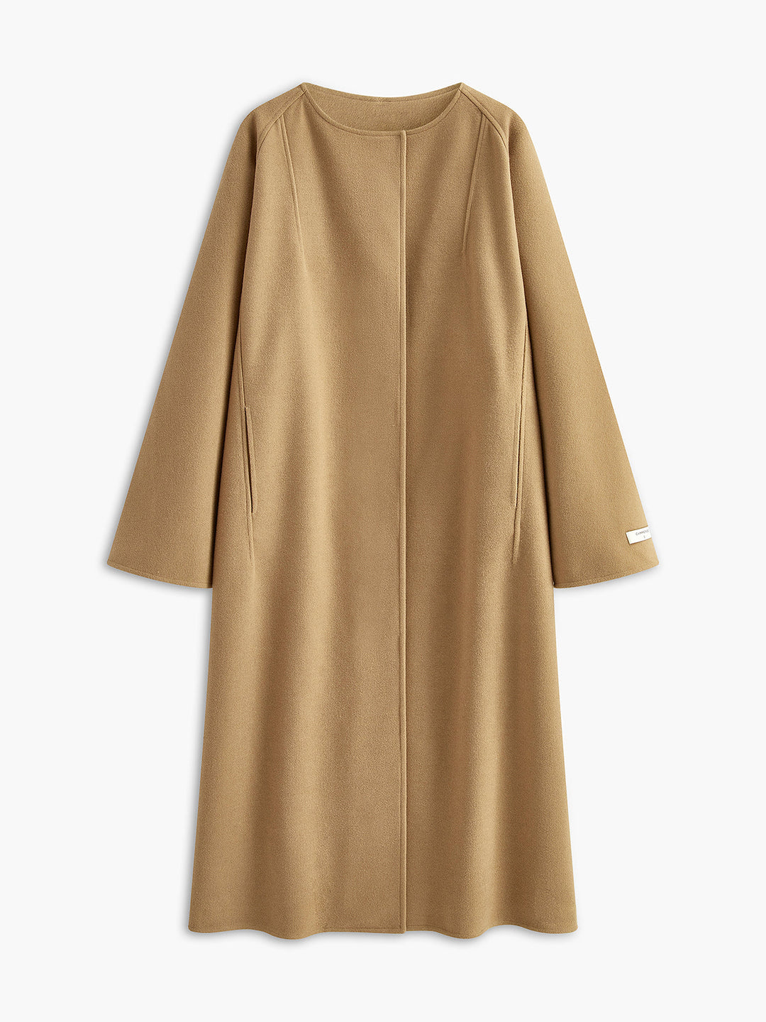 Manteau Long Oversize en Laine Minimaliste